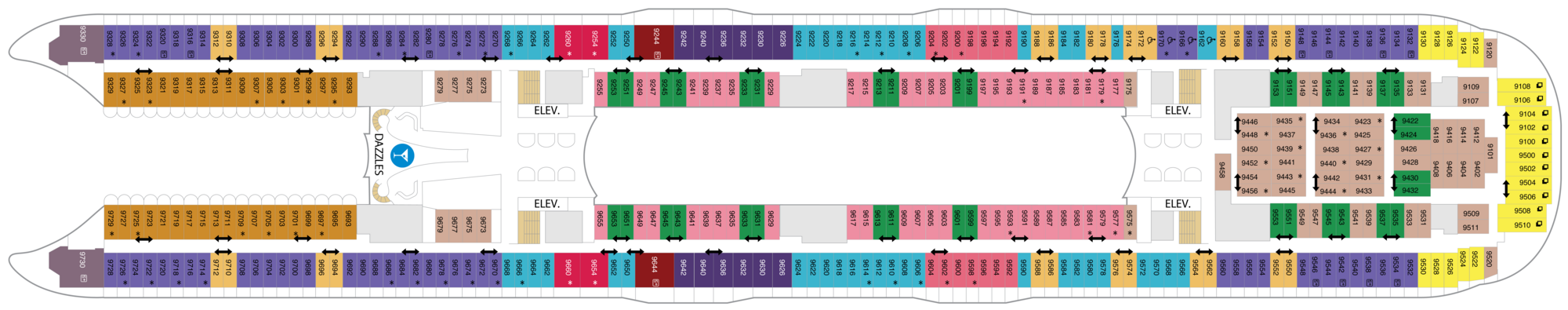 Deck 9 plan